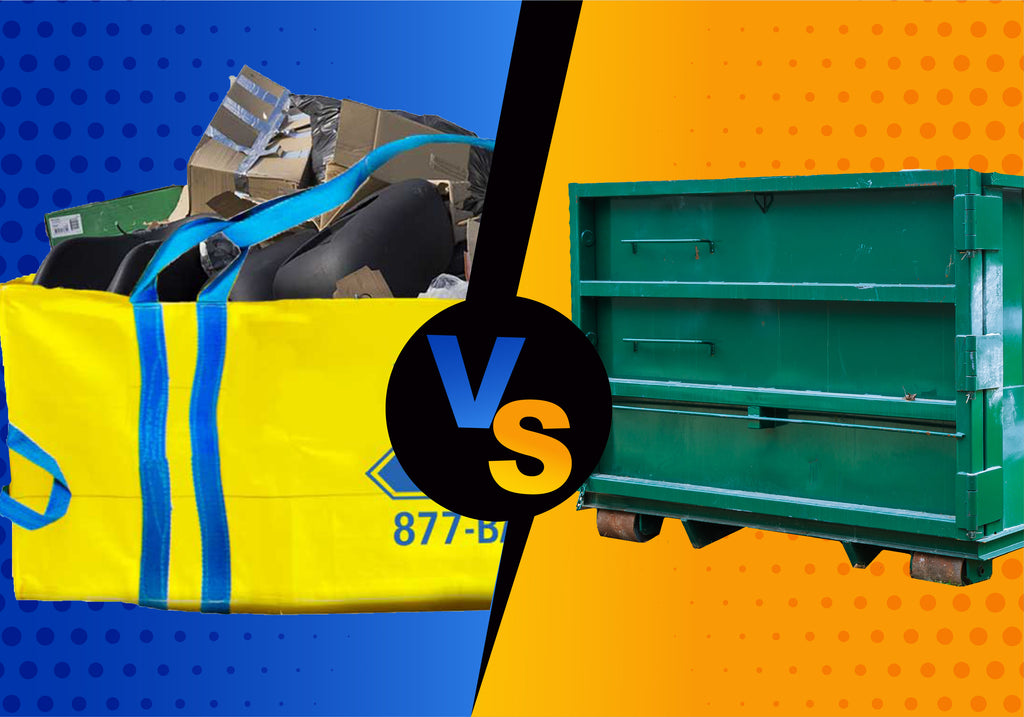 Dumpster rental vs. a dumpster bag. Which dumpster should I choose?